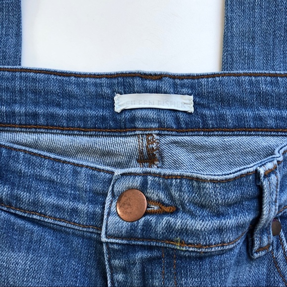 Eileen Fisher light/medium wash jeans - Picture 2 of 4